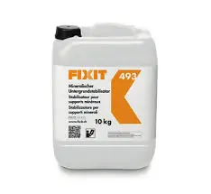 FIXIT - Stabilisateur FIXIT 493 / Bidon de 10 kg  pour supports minéraux Consommation 0.4 kg / m2
