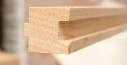 Mêtre Courant Profilé de BOIS  Lithotherm (conso  2.5mct/m² )  - 2mct/profilé - 42pce/paq