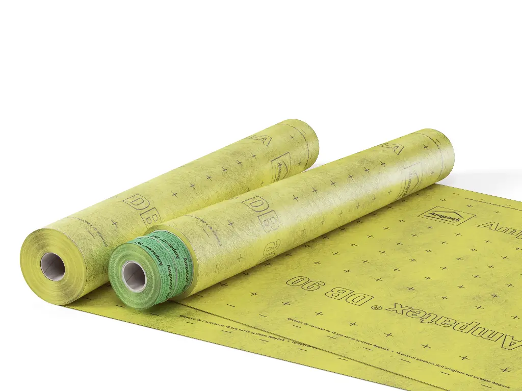 [7640115535917] Ampack - Ampatex DB 90 25m x 150cm , rouleau court incl. 1 x 30m Ampacoll INT
