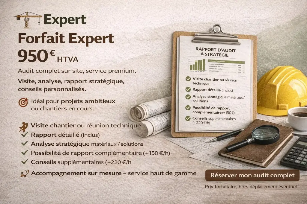 🏗 Expert – audit technique & stratégique sur site