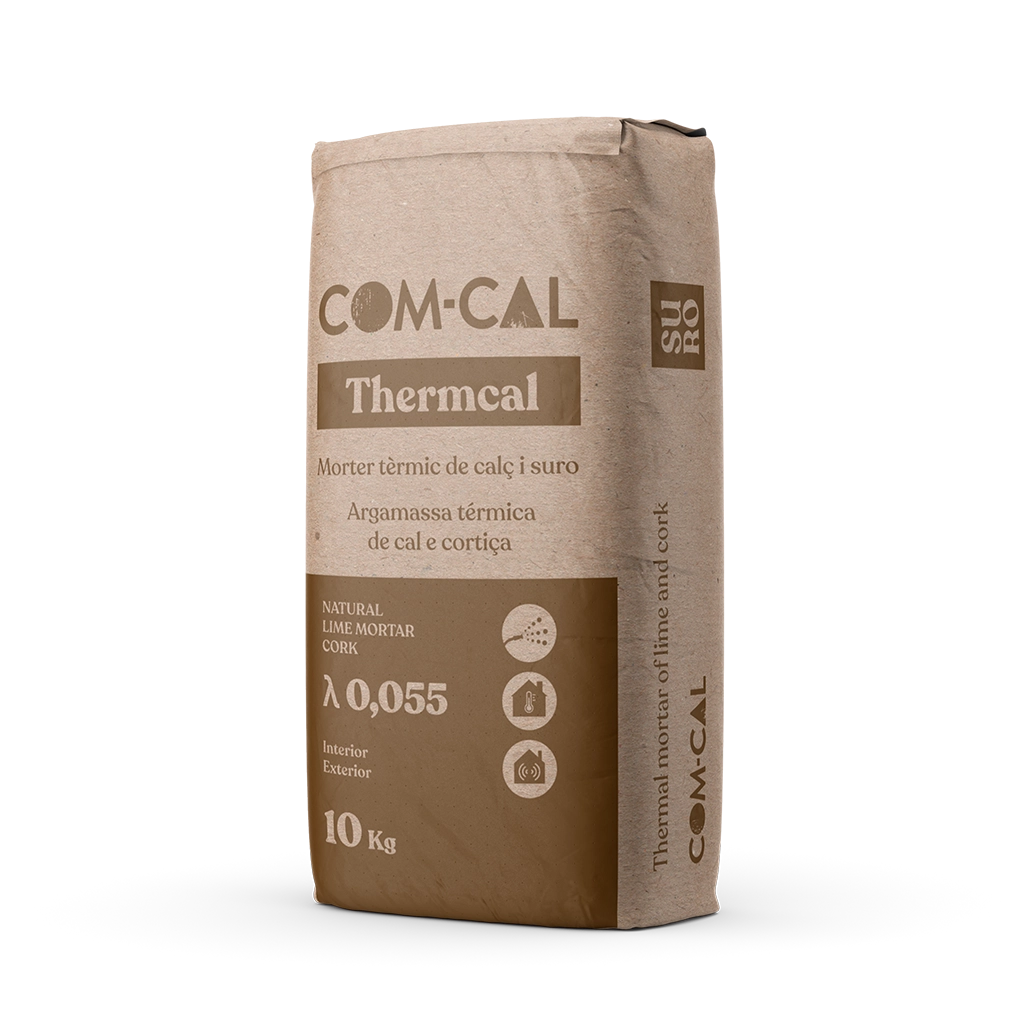 [CC-M-THERM-PAL] COM-CAL - THERMCAL 10kg - Enduit isolant chaux-liège (pal.36)