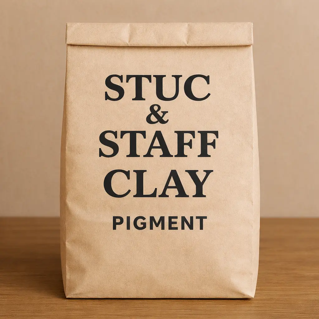 STUC & STAFF - Stuc Clay (argile) - Pigment pour sac de base (101 - Chalk&Cray)