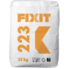 FIXIT - Mortier d’enrobage spécial - FIXIT 223 / Sac de 30 kg  -  Conso  1.25kg/mm/m2 – mini 0.5 cm = soit 6.50 kg/m2  -  42 sacs/pal 