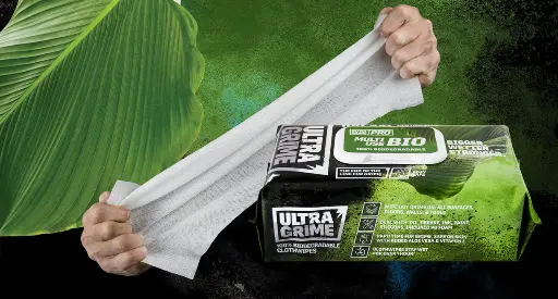 [959 400] Ultragrime  - Multiuse BIO - 100 wipes ( 6pce/Bte) 