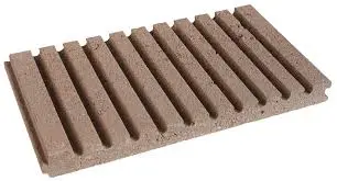 [ref 1012] Plaque LITHOTHERM Formplatte Lava-Basalt (N) - Chauffage Sol    510 x 280 x 45mm  (7pce/m²) - 15,29 m²/PAL - 108p/PAL 