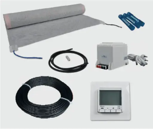 [2 97 018] E-NERGY CARBON - Kit sèche-serviettes ou zone de chauffe rapide | 1,3 m²