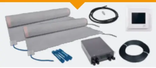 [2 97 017] E-NERGY CARBON - Kit Pièces de vie et Salle de Bain 800 W | 7,2 m²