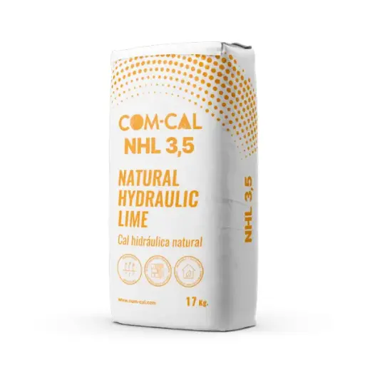 COM-CAL - CHAUX HYDRAULIQUE NHL 3,5 - 17kg (Palette 64 sacs)