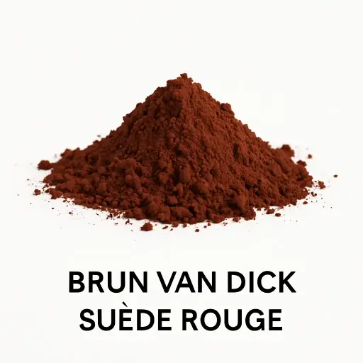 [MC_1501] BRUN VAN DICK SUEDE ROUGE